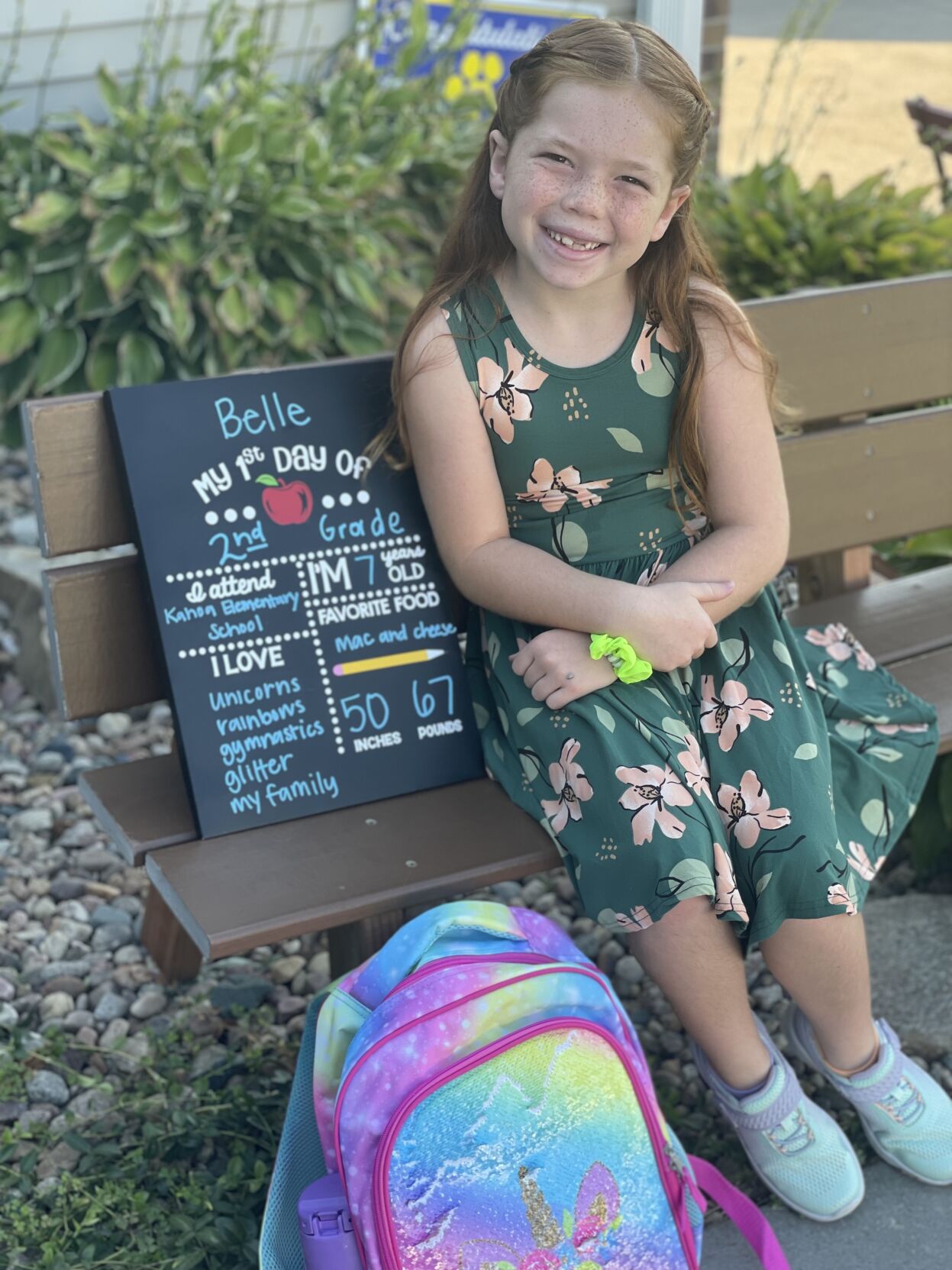 1st day of 2nd grade